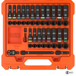 65148HD KNECT™ 3/8-Inch Deep and Shallow Impact Socket Set, SAE/Metric, 44-Piece Image 