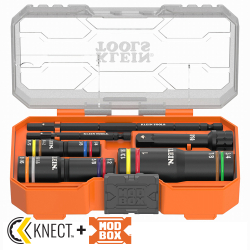 653QS KNECT™ Quad-12 Heavy-Duty Impact Flip Sockets, SAE, 6-Piece Image