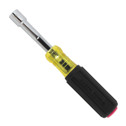 65406M Metric Color-Coded Nut Driver, Heavy-Duty Hollow-Shaft, 6mm Image 