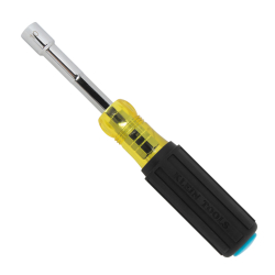 65410M Metric Color-Coded Nut Driver, Heavy-Duty Hollow-Shaft, 10mm Image 