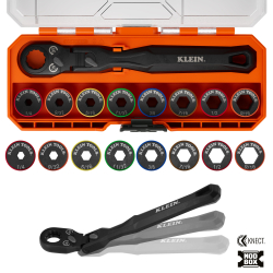 65430LP KNECT™ Ratcheting 9-in-1 Low-Profile Socket Wrench Set Image 