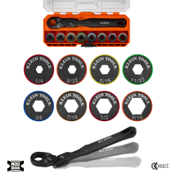 65430LP KNECT™ Ratcheting 9-in-1 Low-Profile Socket Wrench Set Image