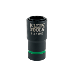 66016 2-in-1 Impact Socket, 12-Point, 1-1/8 and 15/16-Inch Image
