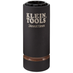 66052E 2-in-1 Metric Impact Socket, 12-Point, 24 x 19 mm Image