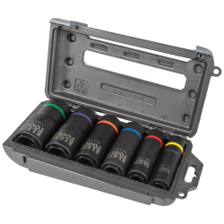 66060 2-in-1 Impact Socket Set, 6-Point, 6-Piece Image