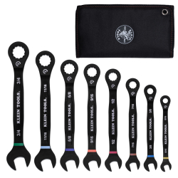 69408G Ratcheting Combination Wrench Set, SAE, 8-Piece Image 