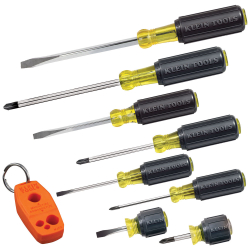 85148 Screwdriver Set Plus Magnetizer, Cushion-Grip, 8-Piece Image 