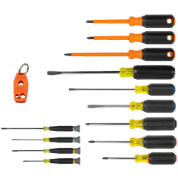 Colour-Coded Screwdriver Set, 14-PieceImage