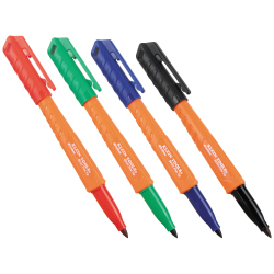 861914 Skribes™ Fine Tip Permanent Markers, Multi-Colour, 4-Pack Image 