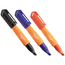 861923 Skribes™ Chisel Tip Permanent Markers, Multi-Color, 3-Piece Image 