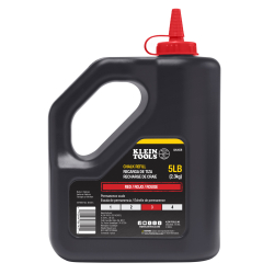 CHLK5R Chalk Refill, Red, 5-Pound Image 