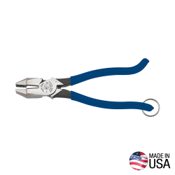 D2139STT Ironworker's Pliers with Tether Ring Image 