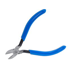 D2574 Diagonal Cutting Pliers, Electronics, Tapered Nose, Narrow Jaw, 4-Inch Image