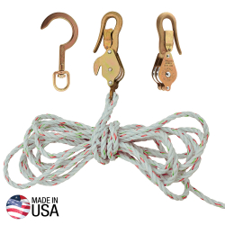H180230SSR Block and Tackle, Spliced to H268, Block H267, Swivel Anchor Hook 259 Image 