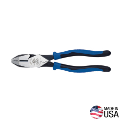 J20009NECR Lineman's Pliers, Crimping, 9-Inch Image 