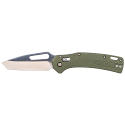 OGK001GNT KTO Resurgence Knife, Tanto Blade, Moss Green Handle Image 