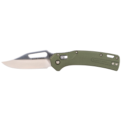 OGK002GNT KTO Resurgence Knife, Clip Point Blade, Moss Green Handle Image 