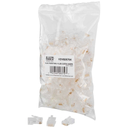 VDV826764 Pass-Thru™ Modular Data Plugs, RJ45-CAT6A, UTP 200-Pack Image