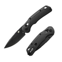KD212BK LINEAGE™ Black Drop Point Pocket Knife Image 