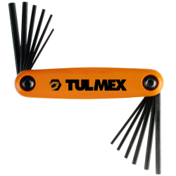 Tulmex 716 Juego de 12 llaves hexag recta T/navaja Image 